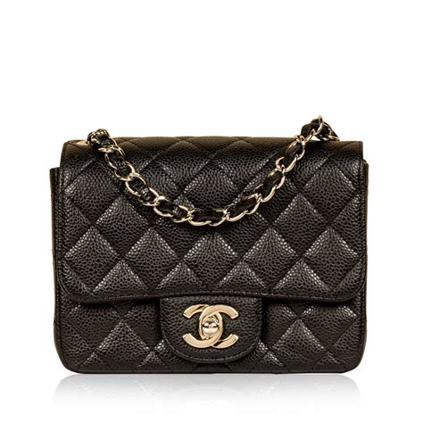 chanel mini square flap bag pre owned